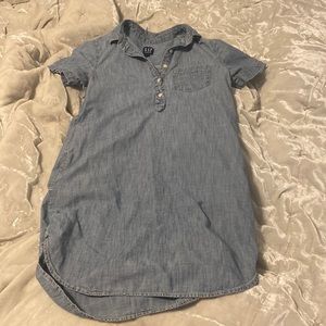 Denim shirt dress Gap
